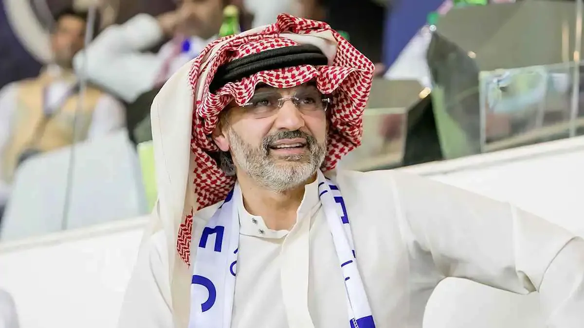 صورة.. الامير الوليد بن طلال يكشف عن خطته الجديدة للهلال