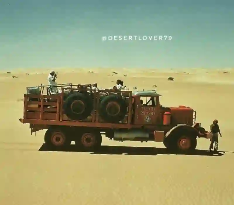 مشاهد قديمة تنشر لأول مرة لطريقة التنقيب عن النفط في الاحساء 