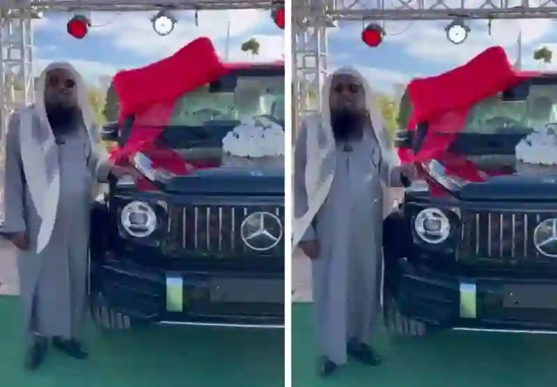 فيديو إعلان جريء جداً لشيخ الحرم عادل الكلباني عن سيارة مرسيدس جي كلاس 