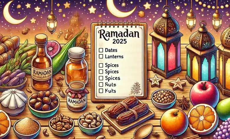 قائمة مقاضي رمضان الأساسية في السعودية 1446 مع الأسعار 