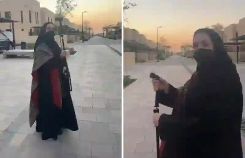 بنفس العصا فيديو لفتاة سعودية تقلد حركات خالد الزعاق بطريقة تجعلك لا تتوقف عن الضحك 