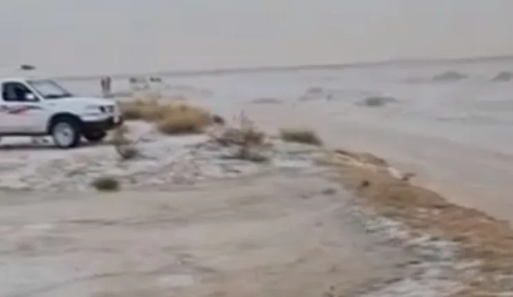 تحذير عاجل للسائقين على طريقة القصيم وفيديو يكشف حجم الخطر 