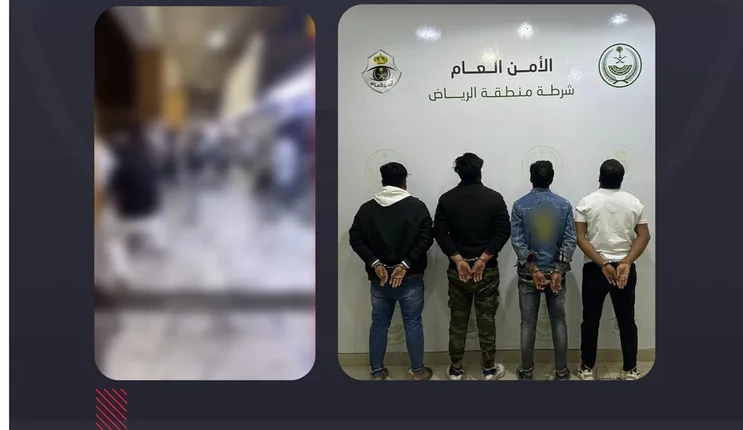 تفاصيل القبض على 4 مقيمين من هذه الجنسية بسبب ظهورهم في محتوى خادش على شبكات التواصل 