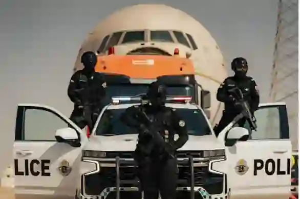 شاهد الصورة التي أختارها تركي ال الشيخ لتكون أجمل صورة أثناء رحلة نقل الطائرات من جدة الى الرياض 