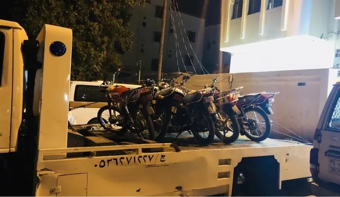 ضربة قاسية لكل من يملك دراجة نارية في جدة 