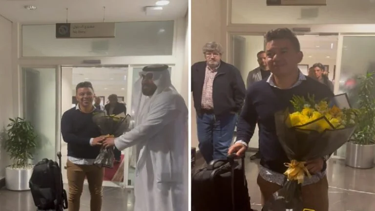 شاهد رد فعل مدرب الاتحاد الجديد جالاردو فور وصوله جدة 