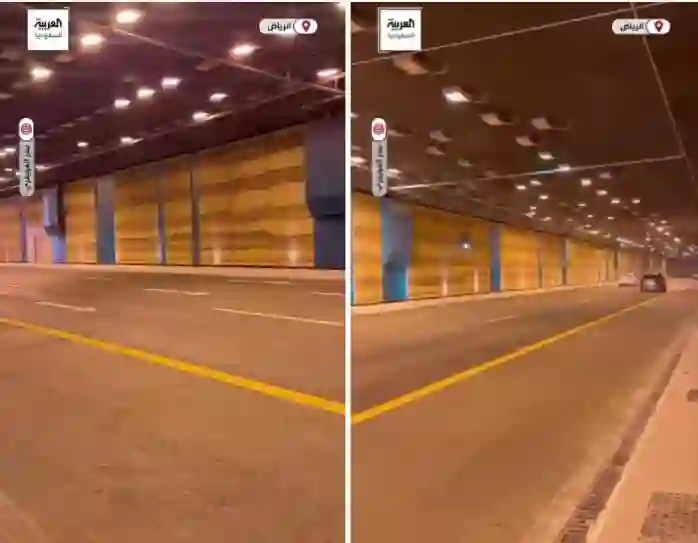نفق العروبة فخامة ملكية يغير وجه الرياض ويحل أهم مشكلة وفيديو يوضح المعجزة الكبيرة في تصميمه 