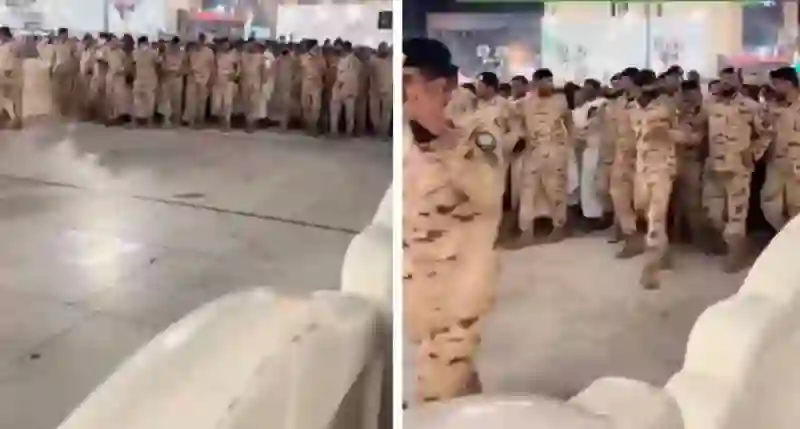 مشهد مهيب لقوات أمن العُمرة في المسجد الحرام تنفذ عمل بطولي 