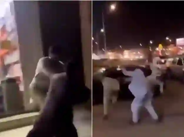 مضاربة جماعية لمقيمين من هذه الجنسيات تستخدم فيها أسلحة غريبة لأول مرة في السعودية 