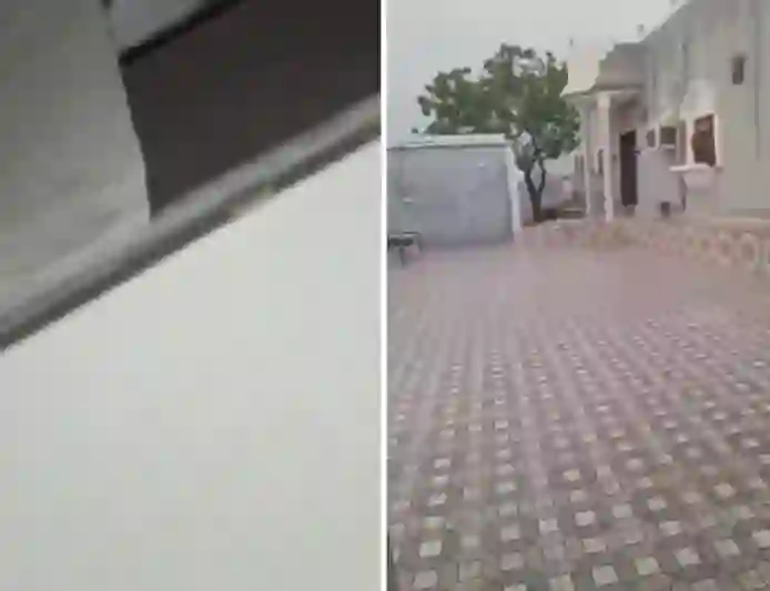 فيديو مرعب لصاعقة تضرب مصور أثناء تصويره مناظر سقوط الأمطار في جازان